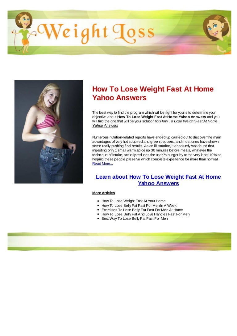 belly fat lose yahoo